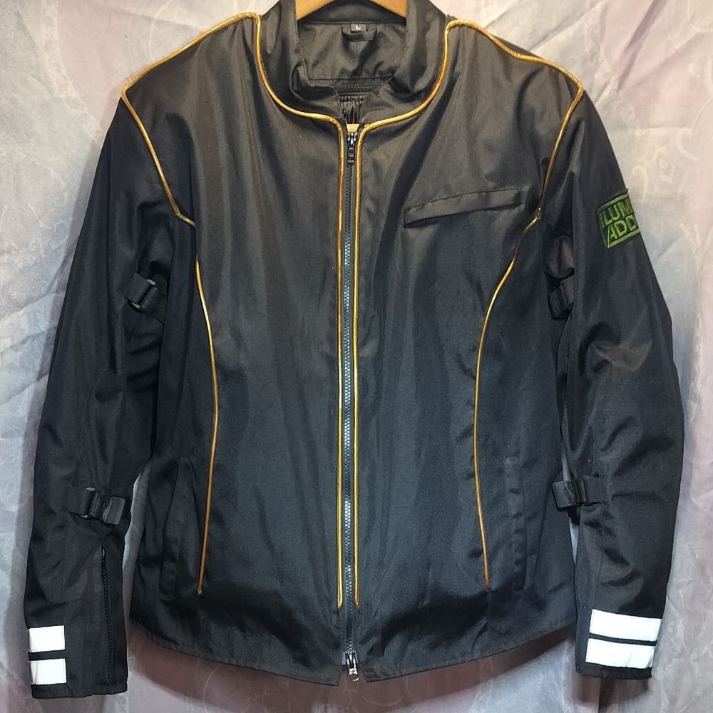 Ilumin addic illuminated Kevlar motorcycle jacket large